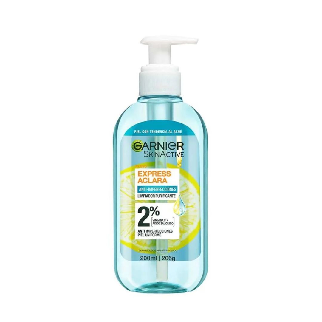 GARNIER ANTI-ACNE GEL DE LIMPIEZA 200ML