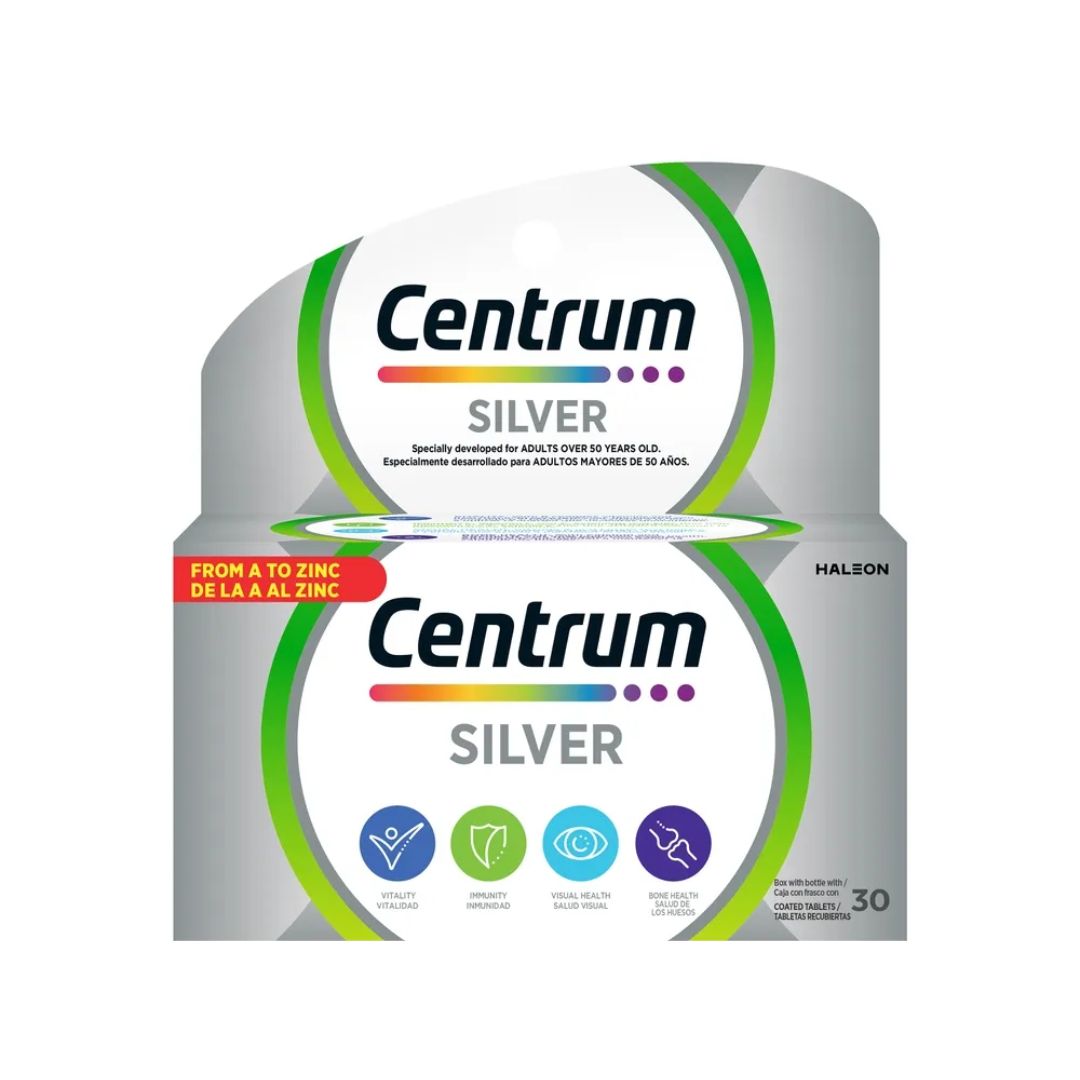 VITAMINA CENTRUM SILVER 30 TABLETAS