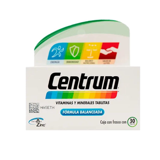 VITAMINA CENTRUM FORMULA BALANCEADA 30 TABLETAS