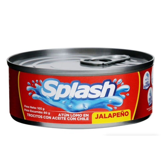 TROCITOS DE ATUN CON JALAPEÑO SPLASH 105 GRS