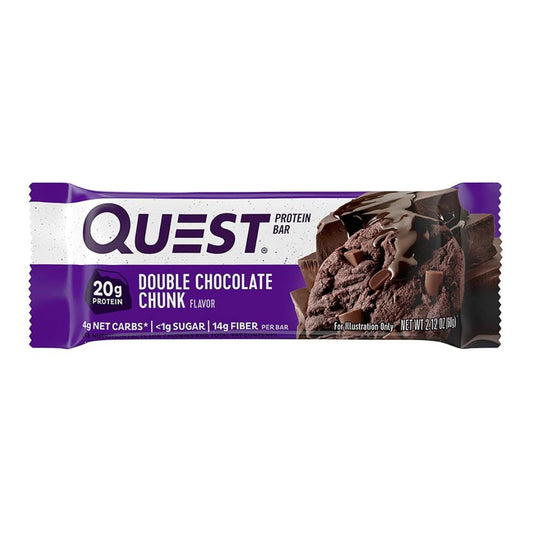 QUEST BAR DOUBLE CHOCOLATE CHUNK