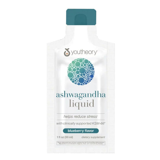 Ashwaganda Liquido Blueberry Flavor Youtheory