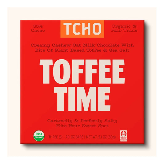 BARRA DE CHOCOLATE TOFFEE TIME TCHO
