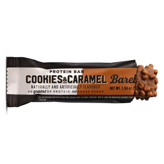 BARRA DE PROTEINA COOKIES AND CARAMEL BAREBELLS