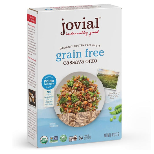 PASTA JOVIAL GRAIN FREE CASSAVA ORZO