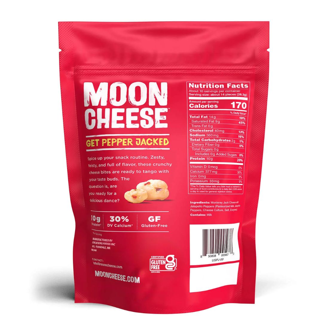 SNACK MOON CHEESE GET PEPPER JACKED