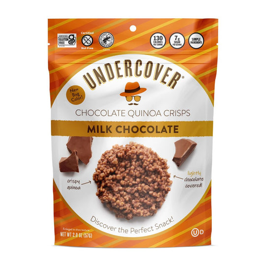 CHOCOLATE CRISPY QUINOA MILK CHOOCLATE UNDERCOVER
