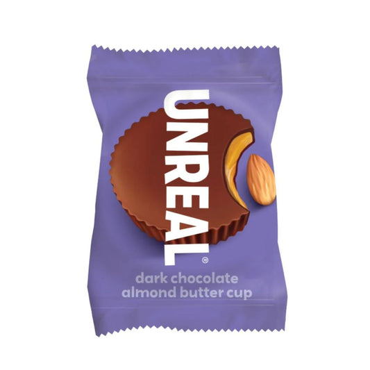 CHOCOLATE UNREAL ALMOND BUTTER CUPS DARK CHOCOLATE