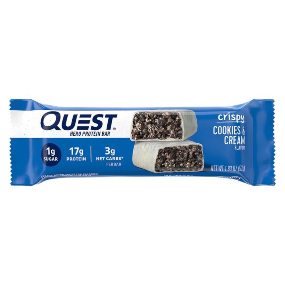 BARRA DE PROTEINA COOKIES & CREAM QUEST