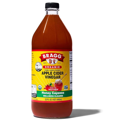 BRAGG APPLE CIDER VINEGAR HONEY CAYENNE