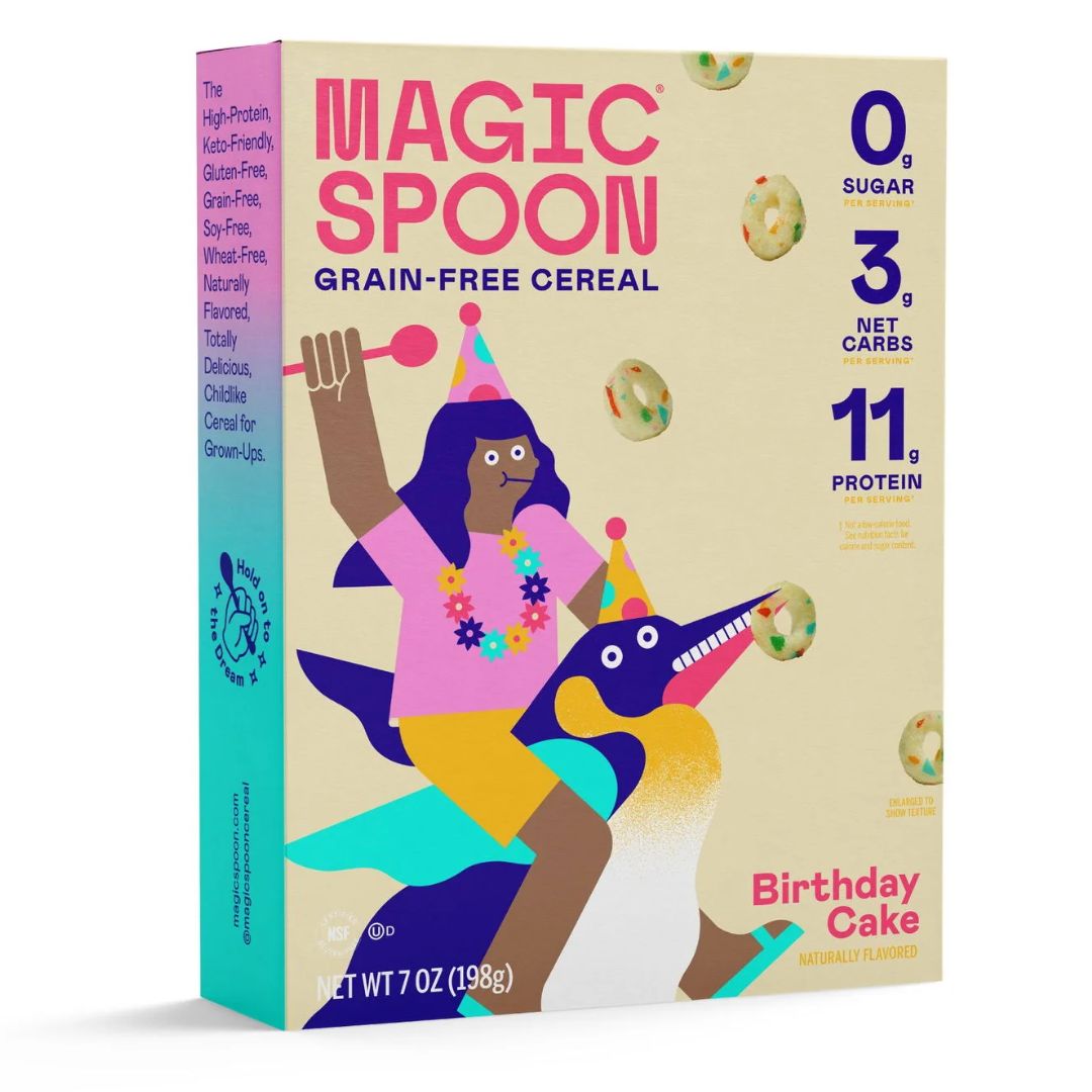 MAGIC SPOON PROTEIN CEREAL BIRTHDAY CAKE