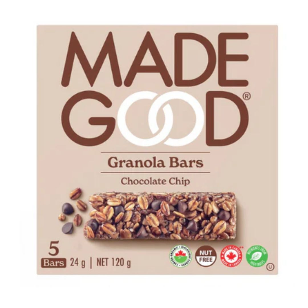 MADE GOOD GRANOLA  BARRA CHOCOLATE CHIP