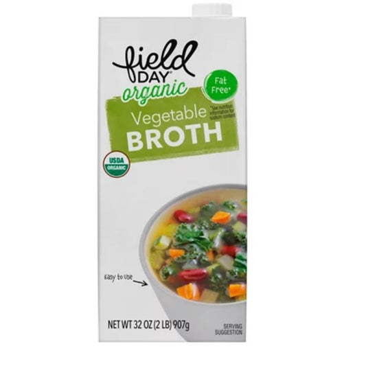 FIELD DAY ORGANIC VEGETABLE BROTH LOW SODIUM