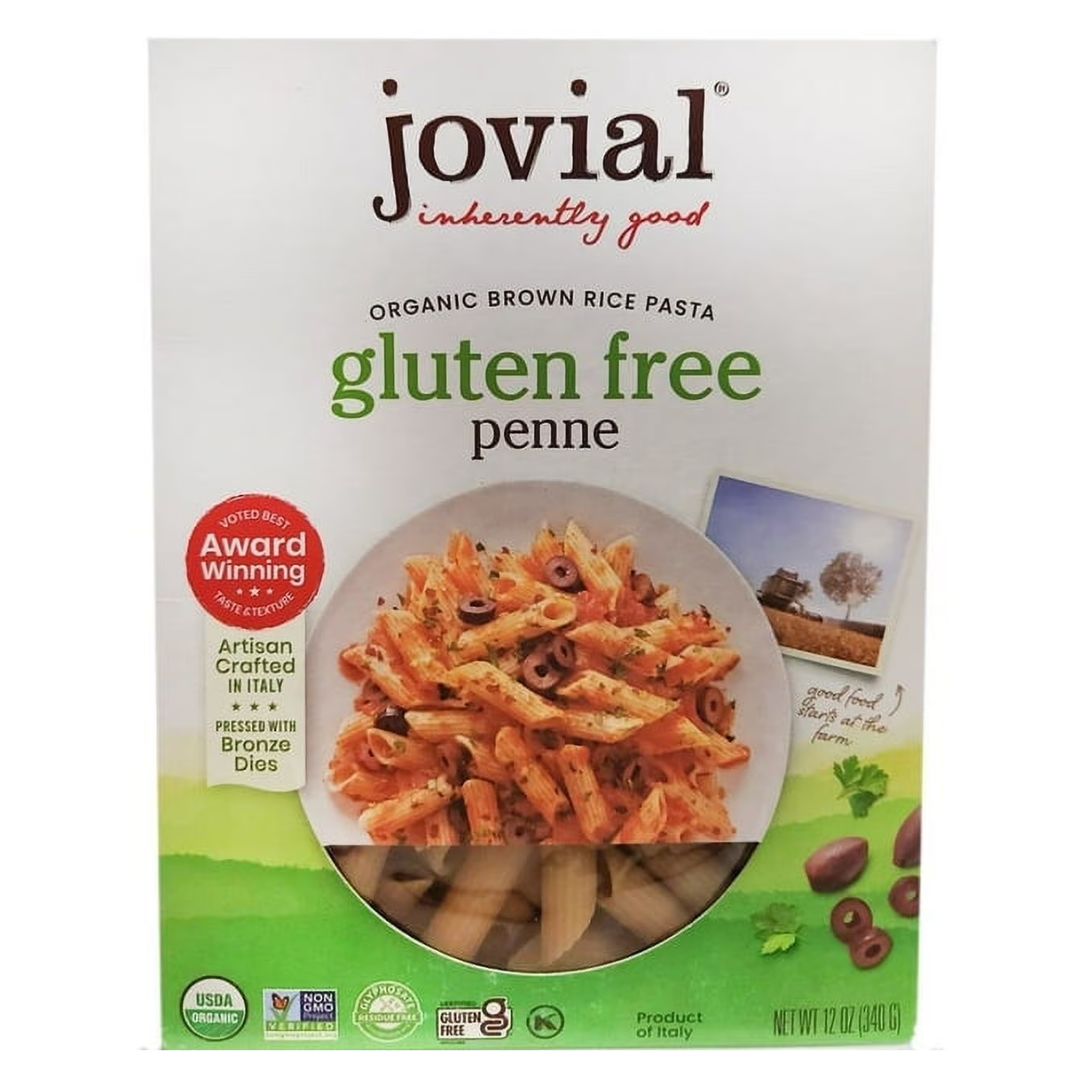 JOVIAL ORGANIC BROWN RICE PENNE GLUTEM FREE 12 OZ