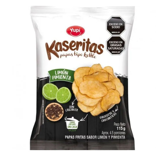 YUPI KASERITAS LIMON PIMIENTA 37 GR