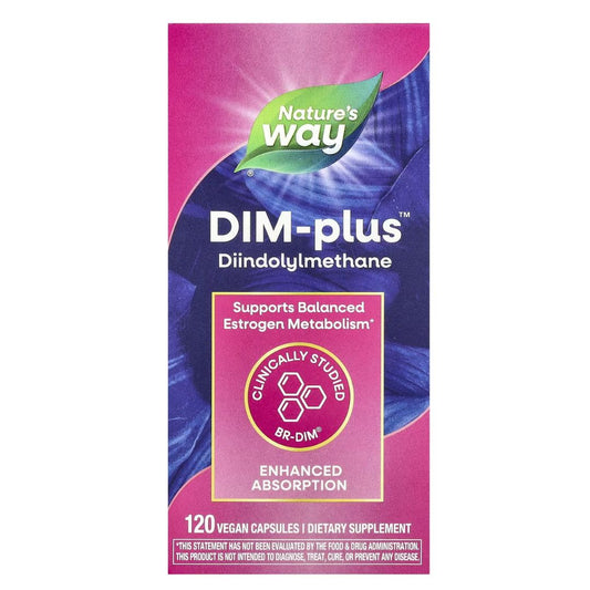 NATURE'S WAY DIM-PLUS - SUPLEMENTO DE DIINDOLILMETANO 60 CÁPSULAS