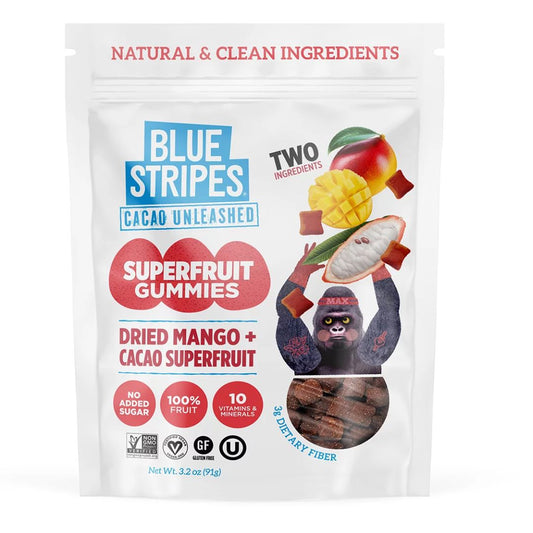 DRIED MANGO CACAO FRUIT BLUE STRIPES