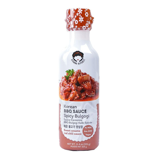 AJUMMA REPUBLIC KOREAN BBQ SAUCE SPICY BULGOGI