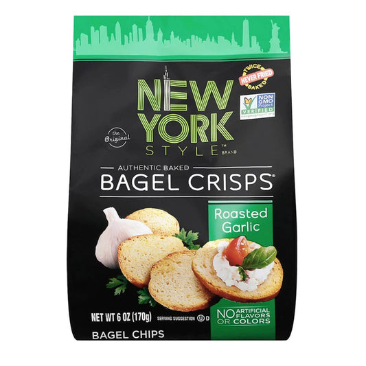 NEW YORK STYLES BAGEL CRISPS ROASTED GARLIC