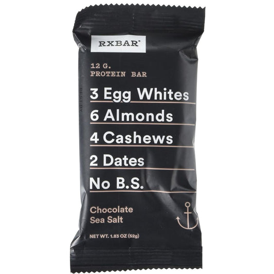 BARRA DE PROTEÍNA CHOCOLATE CON SAL MARINA RXBAR 52 GR