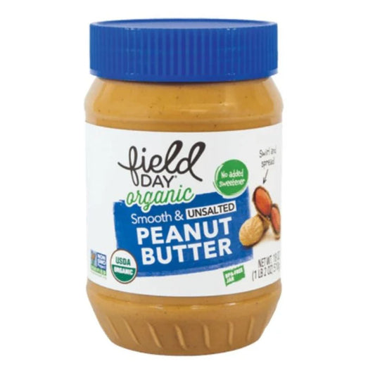 FIELD DAY ORGANIC PEANUT BUTTER UNSALTED