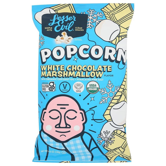 LESSER EVIL POPCORN WHITE CHOCOLATE