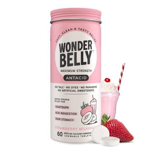 WONDERBELLY ANTACID STRAWBERRY CHEW