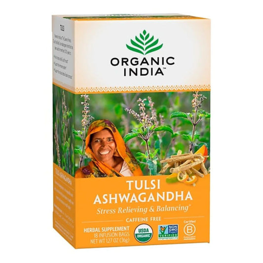 TULSI ASHWAGANDHA ORGANIC INDIA