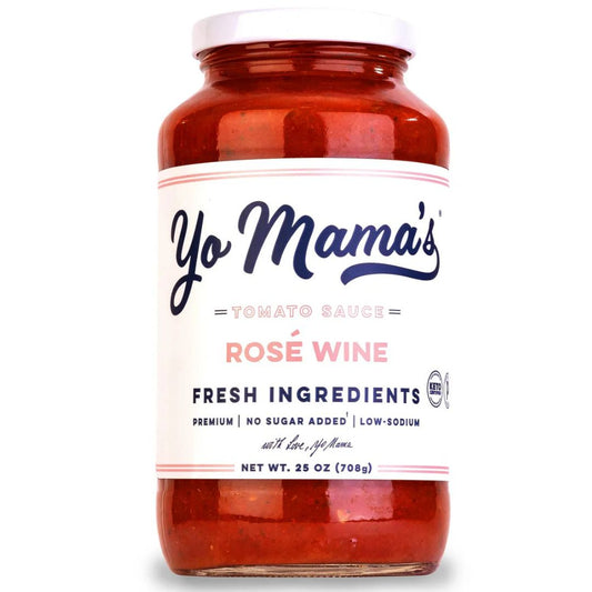 SALSA DE TOMATE CON VINO ROSADO YO MAMAS 708 G
