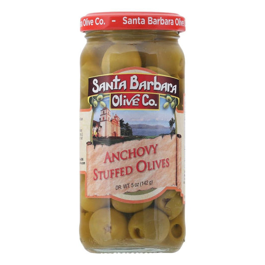 ACEITUNAS CON ANCHOA SANTA BARBARA 5 OZ