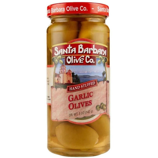 ACEITUNAS CON AJO SANTA BARBARA 5 OZ