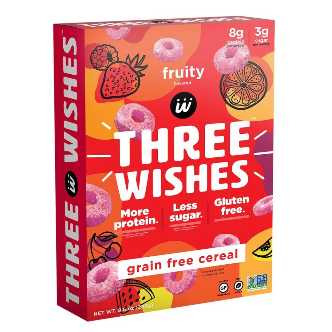 THREE WISHES CEREAL,FRUITY,GF