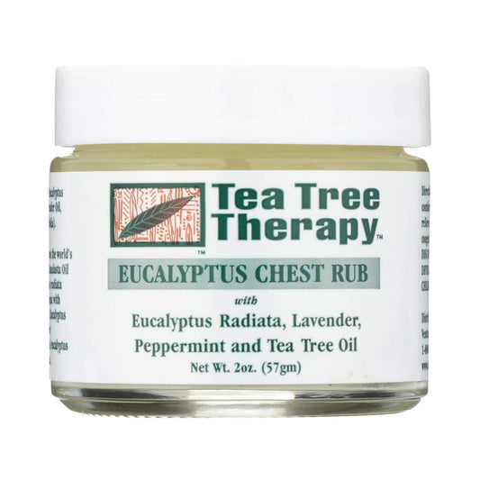 UNGÜENTO PARA PECHO EUCALIPTO TEA TREE THERAPY 2 OZ