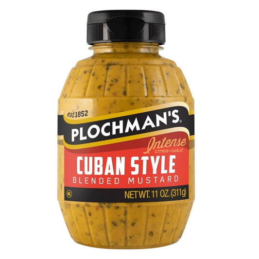PLOCHMAN´S CUBAN STYLE BLENDED MUSTARD 11 OZ