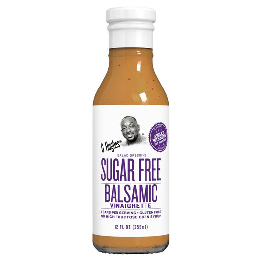 G HUGHES SYGAR FREE BALSAMIC VINAIGRETTE SALAD DRESSINGS 12 OZ