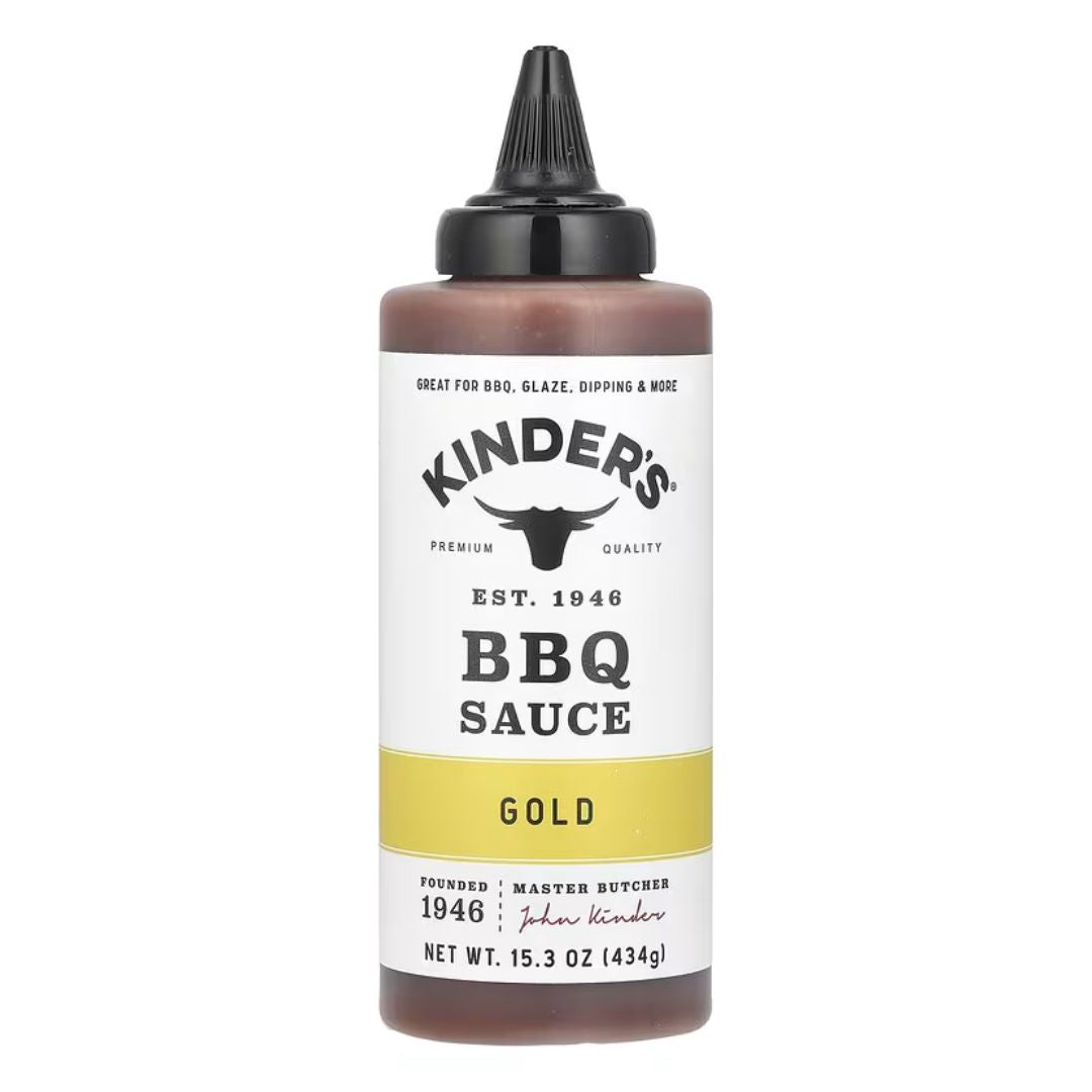 SALSA BBQ GOLD KINDERS 15.3 OZ
