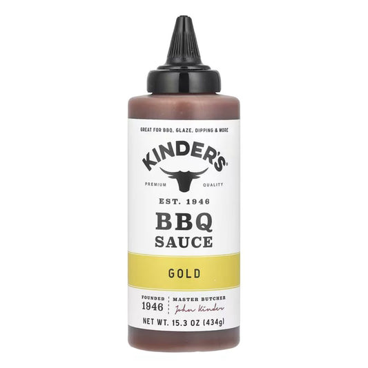 SALSA BBQ GOLD KINDERS 15.3 OZ