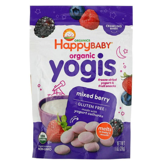 HAPPY BABY ORGANIC YOGIS MIXED BERRY