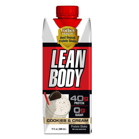 LEAN BODY PROTEIN SHAKE COOKIES CREAM
