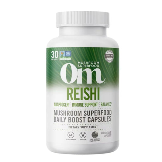 CÁPSULAS REISHI SUPERFOOD OM MUSHROOM 12 OZ