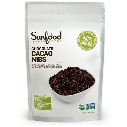 SUNFOOD ORGANIC CACAO NIBS 227 G