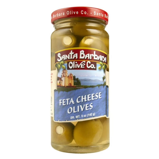 ACEITUNAS RELLENAS QUESO FETA SANTA BARBARA 5 OZ