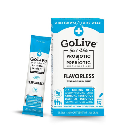 GOLIVE SUPLEMENTO MEZCLA DE PROBIÓTICOS Y PREBIÓTICOS