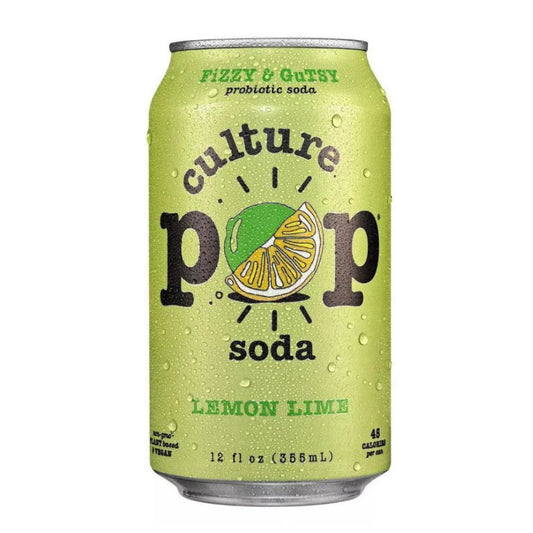 SODA LEMON LIME CULTURE POP 12 OZ