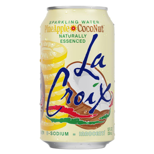 LA CROIX AGUA CON GAS PINEAPPLE COCONUT