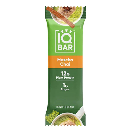 BARRA MATCHA CHAI IQ BAR 45 G