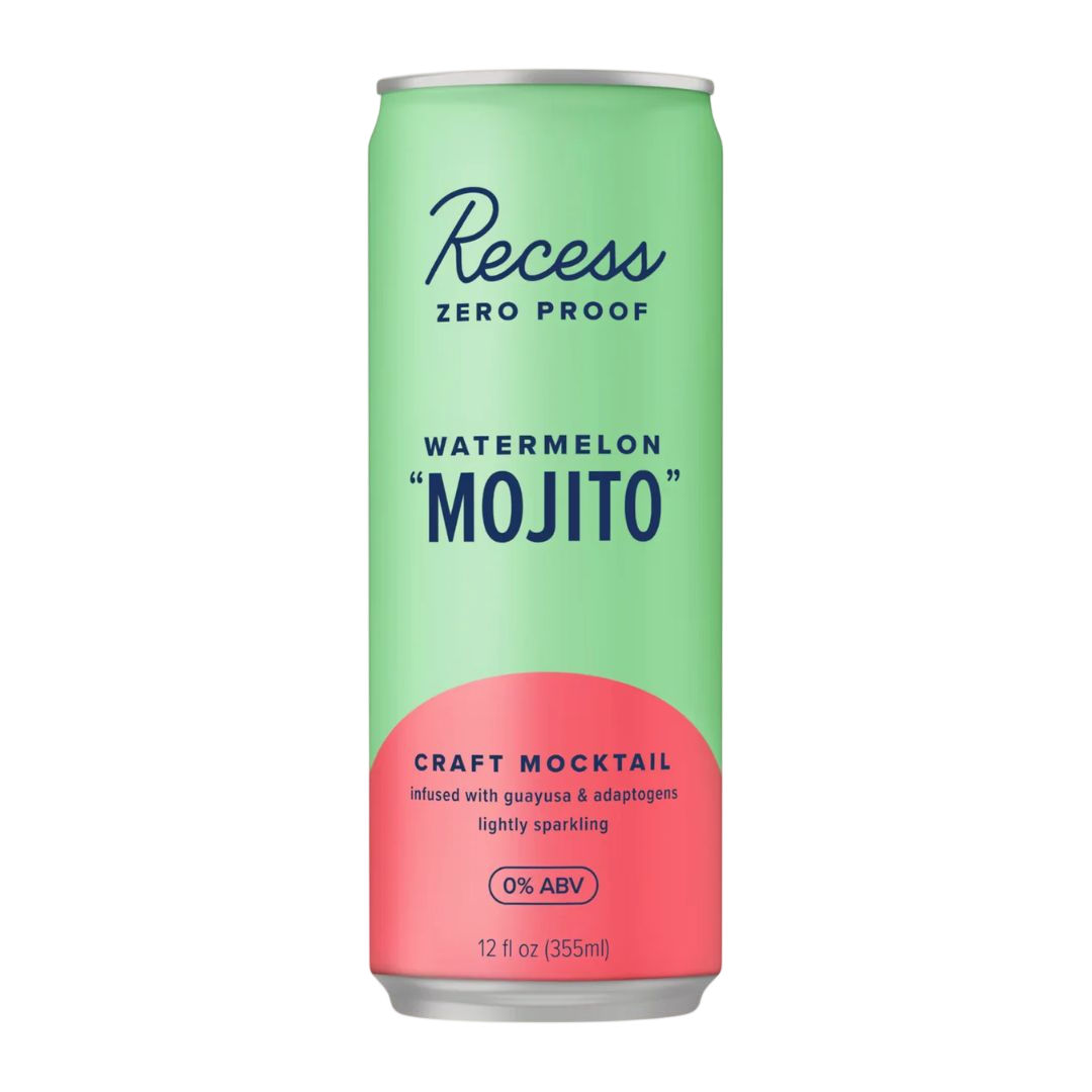 BEBIDA ZERO PROOF WATERMELON MOJITO RECESS 12 OZ