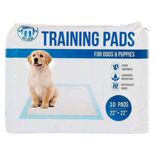 PAD DE ENTRENAMIENTO DE 22" X 22" PARA MASCOTAS - 30 UNIDADES