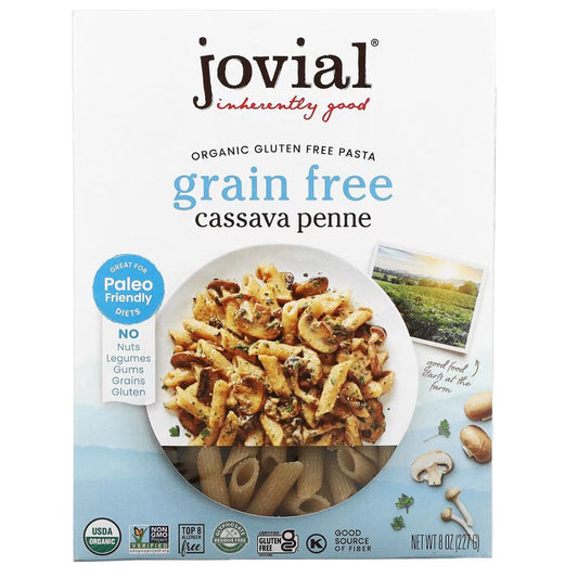 JOVIAL PASTA GRAIN FREE CASSAVA PENNE PASTA