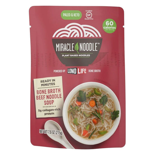 MIRACLE NOODLE CALDO DE HUESO DE RES Y SOPA